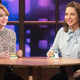 Emma Stone (left) and Maya Rudolph on Maya & Marty (Photo: Virginia Sherwood/NBC)